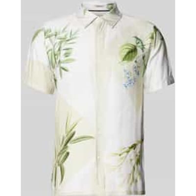 regular fit vrijetijdsoverhemd van viscose