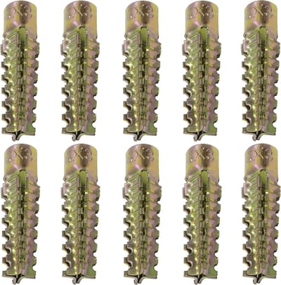 Pluggen Set - Bevestigingsmateriaal - Muur Bevestigen - Voor Diverse Materialen - 10 Stuks - Groen
