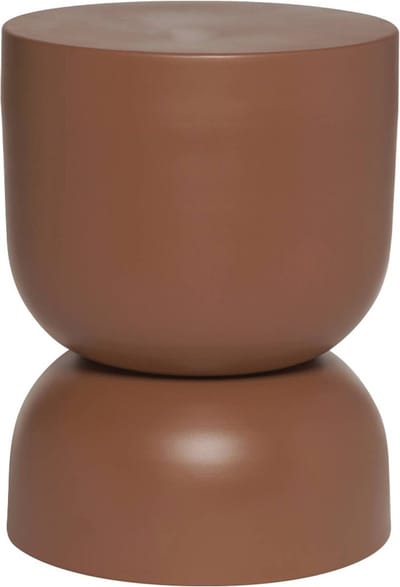 sweeek - Bijzettafel, hoektafel, nachtkastje van metaal ø32 x h 42cm - madi