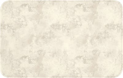 Badmat 80x50 cm - Antislip - Patroon - Organisch - Beige - Badmatten voor badkamer - Badkamermat - Douchemat - Badkamer mat