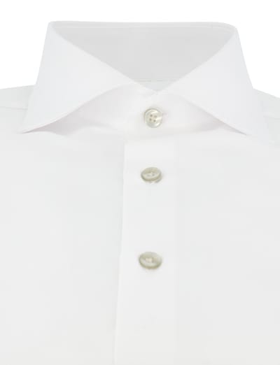 Overhemd Tailored Fit John Miller wit normale fit