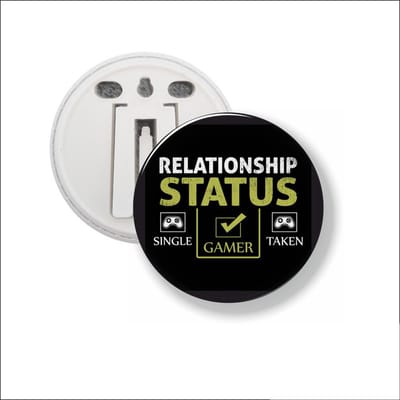 Button Met Clip 58 MM - Gamer