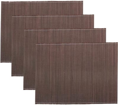 House Doctor Placemat, Bamb, Lichtbruin - Tafellinnen - Textiel - 45x33cm