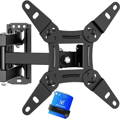 TIM® TV Beugel - TV Beugels Draaibaar en Kantelbaar - TV Beugel Draaibaar - Zwart -‎ 36cm x 22cm x 15cm