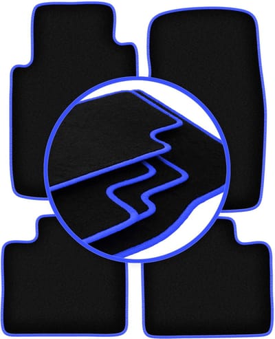 CARLUX-BLUE automatten voor: Mitsubishi Pajero II off-road (1991-1999)