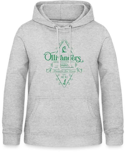 Harry Potter Olivanders Winkel Groen Logo Hoodie Dames