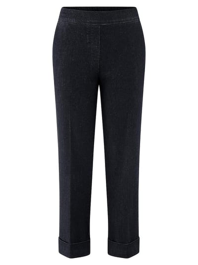 Straight Fit-7/8-jeans Van Peter Hahn denim