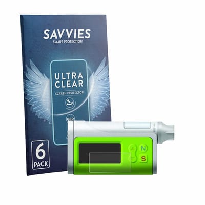 Savvies - Screenprotector voor Dana Diabecare IIS - Folie Beschermfolie transparant 6 Stuks