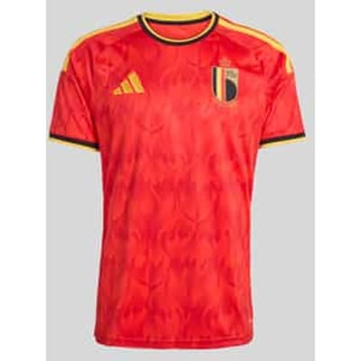 Maillot domicile Adidas Belgique 26 Rouge/Or Audacieux Unisexe Hauts JM8381 L