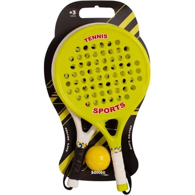Padelracket met bal voor kinderen Softee Plio (x2)