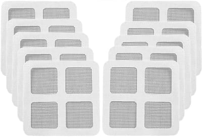 Dailygoods- Reparatietape - 10 Stuks - Zelfklevend - Vliegengaas - Reparatieset - Voor Schermramen/Tentennetten - Plakband