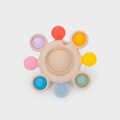 SiliSoft® Pop Bijtring (Regenboog)