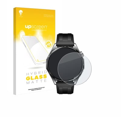 upscreen - Screenprotector voor Huawei Watch GT 6 (46 mm) - Folie Beschermfolie Beschermglas matte
