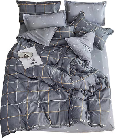 Dekbedovertrekset met 2 kussenslopen - 4-delig beddengoed voor een comfortabele slaapervaring