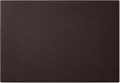 Grote Bureaulegger Leer Donker Bruin - Bureaumat 65x45 cm met Antislipbodem
