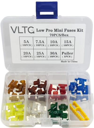 VLTG Low Profile Mini Steekzekering Set - ATU - 70 stuks
