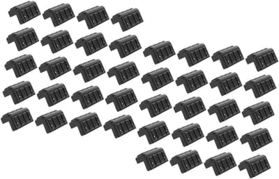 Hoekbeschermers - Kastbeschermers Meubels - Bescherming Kasten - Slijtvast Duurzaam Plastic - 40 Stuks - Zwart
