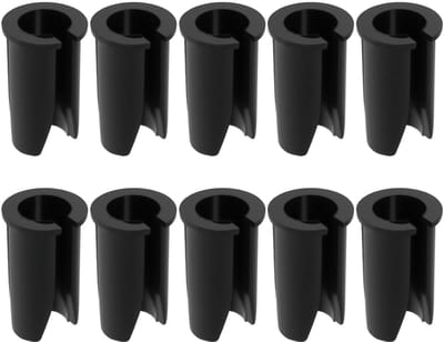 Dailygoods- Kabelgids 14mm - Fiets Kabel Slang Verloopstuk - 10 Stuks - Slijtvast Kunststof - Geschikt voor 4mm/5mm Draad - Kabelverloopstuk