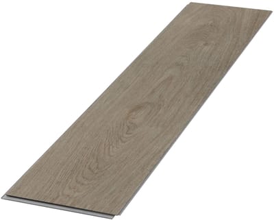 PVC vinyl vloerset van 20 planken 4,2mm voor 1,56m² met kliksysteem visgraatmotief donker eiken ML