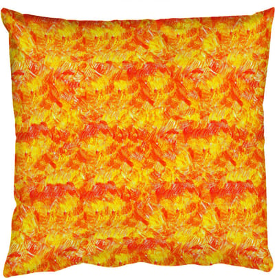 Sierkussens - Kussentjes Woonkamer - 50x50 cm - Verf - Oranje - Geel
