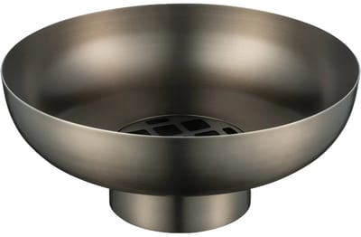 Miyabi Vaas Burned Metal Laag | Bruin / Donkergrijs | Staal