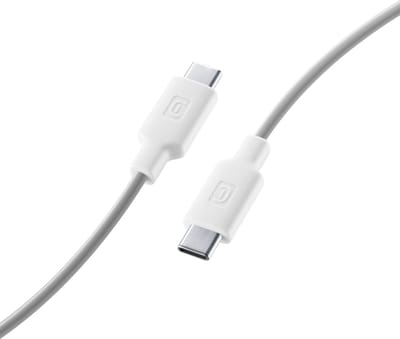 Cellularline USBDATAC2CSMARTW USB-kabel 1 m USB C Wit