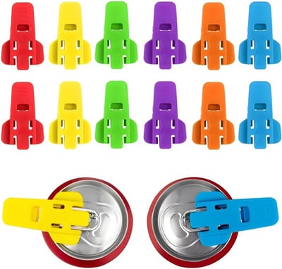 Kleurige handmatige blikopeners set van 12, gebruiksvriendelijk en geschikt voor drankjes, blikken en bier.