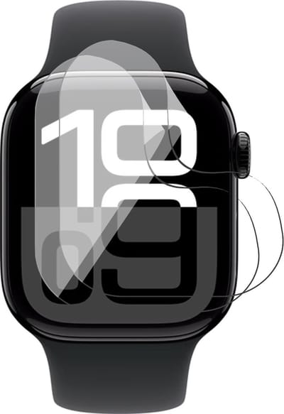 Screenprotector geschikt voor Apple Watch Series 10 42mm - 2x FlexGuard Screen Protector