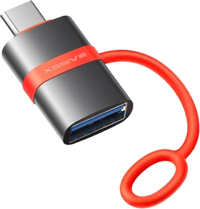 Xssive USB-C Adapter naar USB-A - USB 3.0 met OTG - Converter geschikt voor MacBook, iPhone, iPad, Samsung, Laptop, Harde Schijf, USB Stick Kaartlezer