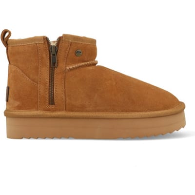 Warmbat Pantoffels Durack Plateau Zipper DRC371825 Bruin-39