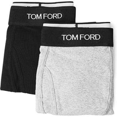 Tom Ford T4xc3 1040 008 Boxer Brief 2-Pack Set Heren Ondergoed T4XC3 1040 008 (XL) white