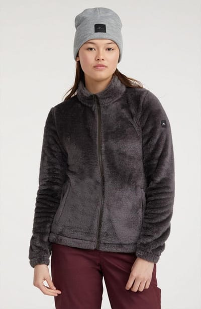 Ski Vest O'Neill Women Hazel Full Zip Fleece Raven-L