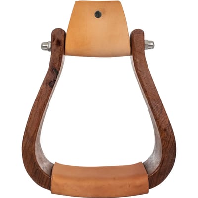 Houten western stijgbeugels Pool's