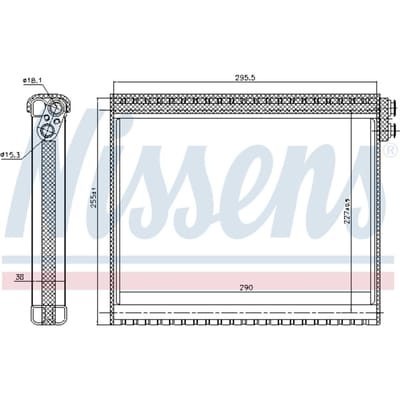 Verdamper, airconditioning NISSENS 92341