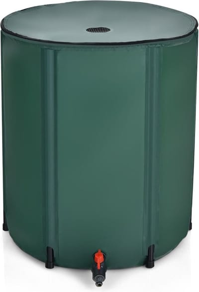 Trendmix Regenton Opvouwbaar 200 Liter – Met Kraan en Filter – Weerbestendig PVC – Regenwater Opslag – Groen