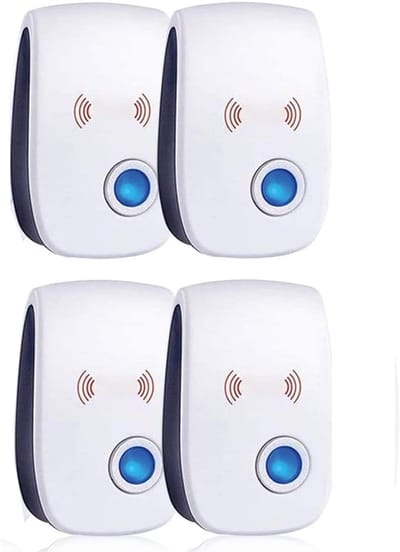 SnelShoppen - Ultrasonic Pest Repellent - Ongediertebestrijdingsmiddel voor Mieren, Muis, Krekels, Vliegen, Muggen, Spin - Veilig voor Huisdieren - Se