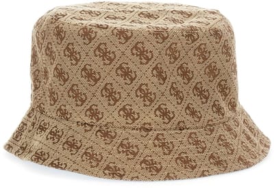 Guess Noelle II DB Face JCQ Rain Hat – Dames Hoed – Beige – Maat M