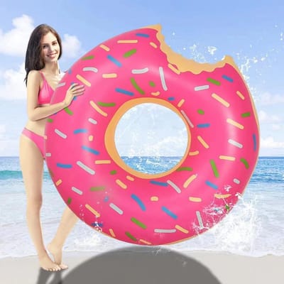 Grote Opblaasbare Zwemband (120 cm) - Donut Design voor Volwassenen