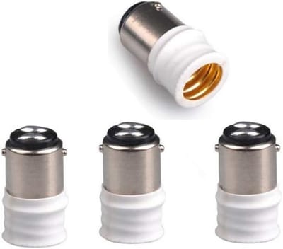 4 Stuks B15/BA15D naar E14 Adapter voor Lamp Fittingen en Lichtbulbs - Converter Houder voor Verlichting