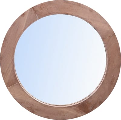 PTMD Spiegel Channel - 60x8x60 cm - Hout - Naturel