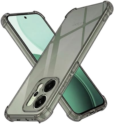 Hoesje geschikt voor Oppo Reno14 - Techsuit Shockproof Silicone Back Cover - Zwart