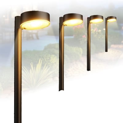 Tuinverlichting op Zonne Energie - Solar Buitenlampen - Zwart