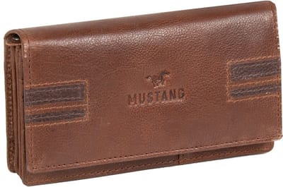 Mustang® Wallet - Leer - Portemonnee - Cognac