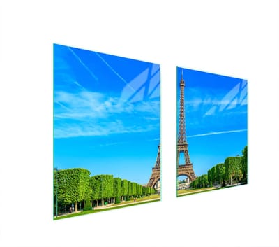 TMK ArtDeko - Snijplank - 85x52 cm - Glas - Paryżmotief