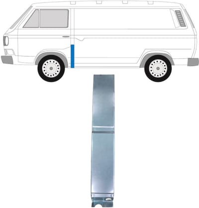 Reparatiepaneel stijl voor Volkswagen Transporter T3 1979-1992 / Links