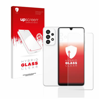 upscreen - Screenprotector voor Samsung Galaxy A33 5G (Voor+Camera) - Folie Beschermfolie Beschermglas transparant
