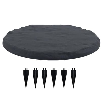 Decoratieve Stapstenen - Buitenpad Stenen - Tuin Decoratie - Inclusief Grondpennen - Ca. 39cm Diameter