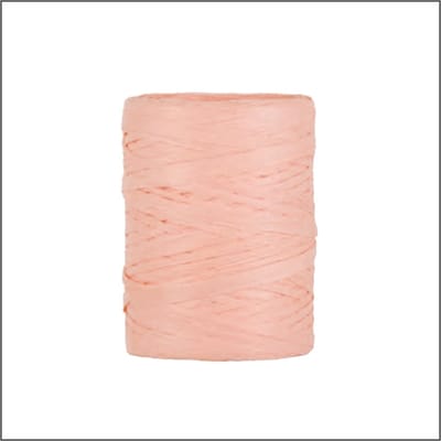 Luxe Cadeaulint - Raffia Lint - Paper Lint - Baby Roze - 100 meter - 5mm - Hobbylint - Versierlint - Papier