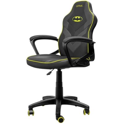 Trust GXT 703BM Revvo - Kinder Gaming Stoel Batman Editie - Kinder Bureaustoel - Batman Zwart