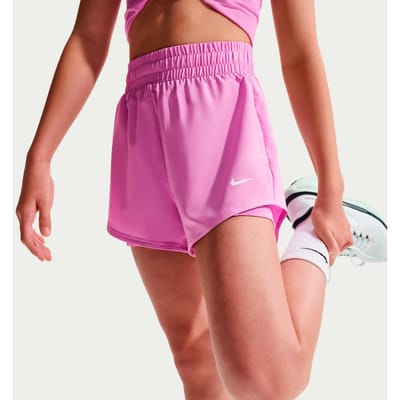 Nike Dri-Fit Onr 2in1 3in Shorts Meisjes-mauve